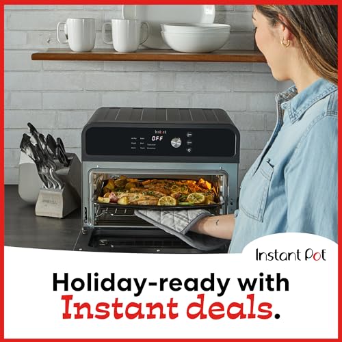 Instant Pot Omni 19QT/18L Toaster Oven Air Fryer, 7-in-1 Functions, Fits 12" Pizza, Crisps, Broils, Bakes, Roasts, Toasts, Warms, Convection, 100+ In-App Recipes, from the Makers of Instant Pot, Black - Image 3