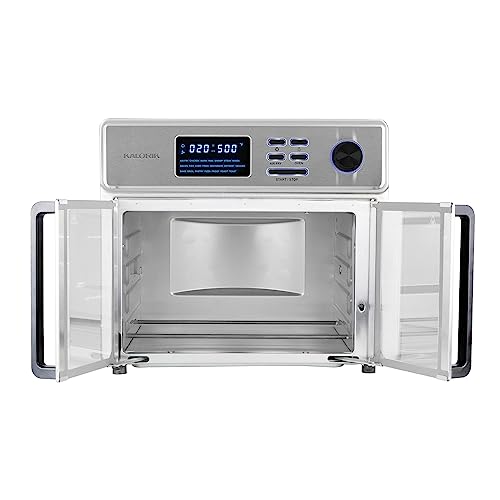Kalorik MAXX Complete Air Fryer Oven Digital Controls 26-Quart Capacity 10-in-1 Countertop Cooker with 21 Presets, 15 Deluxe Accessories & 60-Recipe Hardcover Cookbook, 1700-Watts, Stainless Steel - Image 5