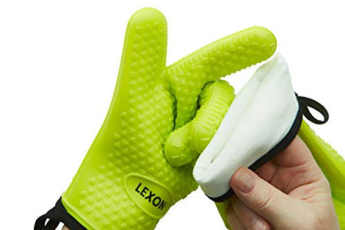 LEXON Silicone Cooking Gloves Heat Resistant Oven Mitts - Image 7