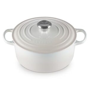 Le Creuset Enameled Cast Iron Signature Round Dutch Oven, 4.5 qt., Meringue