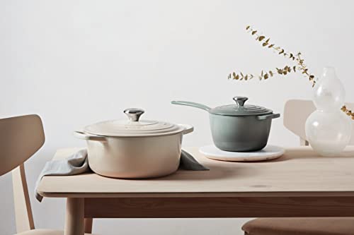 Le Creuset Enameled Cast Iron Signature Round Dutch Oven, 7.25 qt., Meringue - Image 7