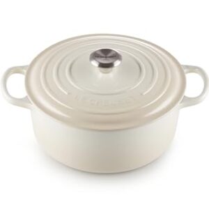 Le Creuset Enameled Cast Iron Signature Round Dutch Oven, 5.5 qt., Meringue