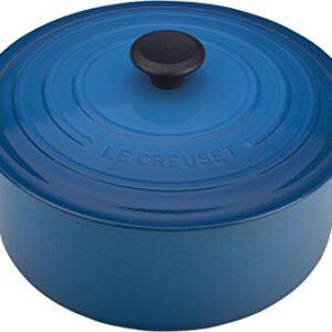 Le Creuset Enameled Cast Iron Signature Round Dutch Oven, 7.25 qt., Marseille