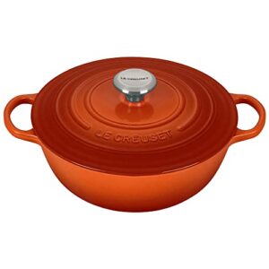 Le Creuset Signature Cast Iron Chef’s Oven, 7.5qt, Flame
