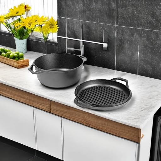 Lodge Chef Collection 6qt Double Dutch Oven - Image 3