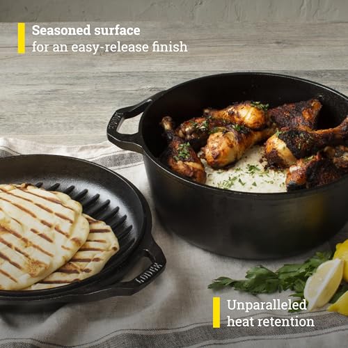 Lodge Chef Collection 6qt Double Dutch Oven - Image 5