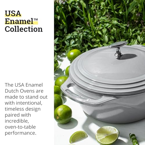 Lodge USA Enamel Dutch Oven 7.5 qt., Moonstruck - Image 6