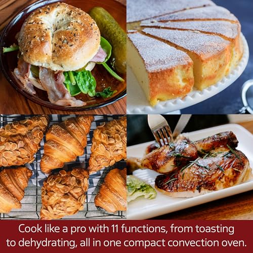 MegaChef 30 Quart Digital French Door Multi-Function Convection Toaster Oven with Rotisserie Set & Toast, Bagel, Pizza, Bake, Roast, Broil, Cookies, Dehydrate & More Presets - Image 7