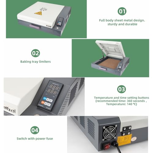 New Upgrade A3+A4 DTF Oven Dryer with Temperature Control for Heat Transfer Printing DTF Power, DTF Oven Curing Transfer Film 14.6in x 19in - Image 5