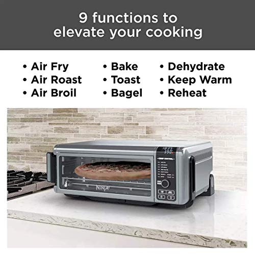 Ninja Foodi 9-in-1 Digital Oven Air Fry, Air Roast/ Broil, Bake, Bagel, Toast, Dehydrate, Keep Warm, and Reheat - Stainless Steel - Image 4