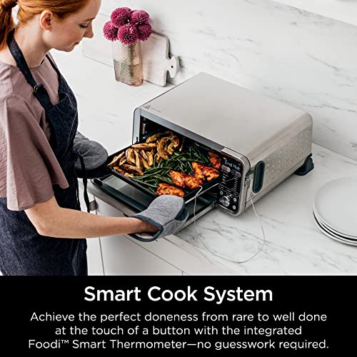 Ninja, Toaster Oven, Air Fryer, Thermometer, Toaster Oven Air Fryer Combo, Stainless Steel, Quick meals, Fries, Frozen Food, Air Fry, Dehydrate, Reheat, 13-in-1, Less Oil, Flip Away Oven, Foodi, SP351 - Image 5