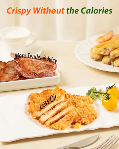 Nuwave Oven Pro Plus Air Fryer, Infra-Red Countertop, 2025 Advanced Convection, No Defrosting or Preheating, Cook Fresh or Frozen, Durable Power Dome, 100 Presets & 50 Memory, PFAS Free, Black - Image 5