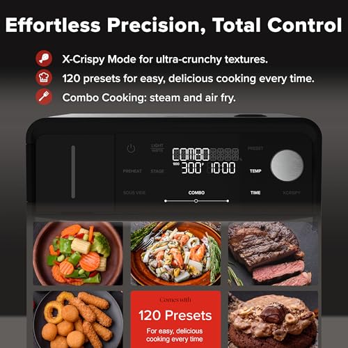 Nuwave PFAS-Free Steam Oven & Air Fryer, All-in-One Convection Cooker with Precision Steam Control, Toast, Air Fry, Sous Vide, Steam & More, Juicier Meats, 120 Presets, 50–450°F, Stainless Steel - Image 5