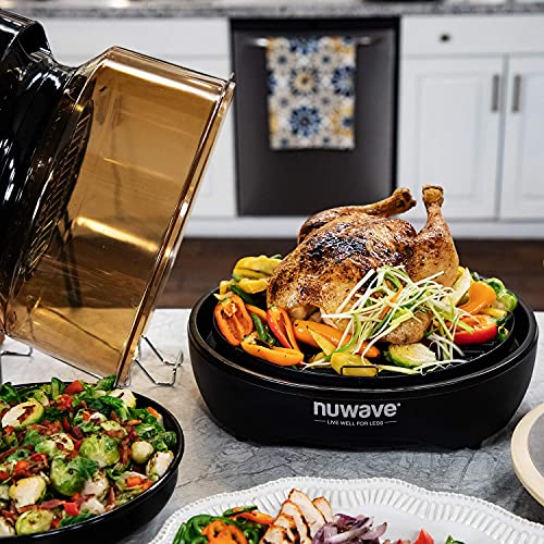 Nuwave Primo Grill Oven PFAS Free Countertop Oven with Convection Top & Grill Bottom, Smart Thermometer, Perfect for Cooking Frozen or Fresh with Surround Heat for Flawless Results - Image 3