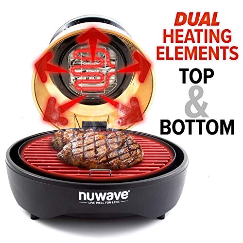 Nuwave Primo Grill Oven PFAS Free Countertop Oven with Convection Top & Grill Bottom, Smart Thermometer, Perfect for Cooking Frozen or Fresh with Surround Heat for Flawless Results - Image 7