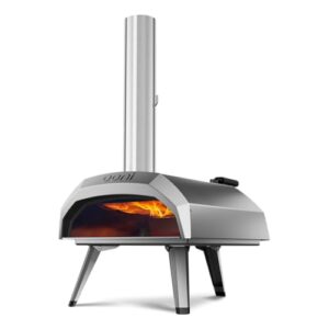 Ooni Karu 12 Multi-Fuel Outdoor Pizza Oven – 12 Inch Pizzas in 60 Seconds – Portable Wood and Gas Fired Pizza Oven with Pizza Stone, Dual Fuel Ooni Pizza Oven