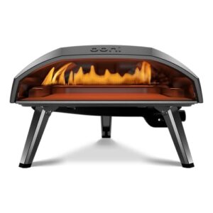 Ooni Koda 16 Gas Pizza Oven – 28mbar Propane Outdoor Pizza Oven, Portable Pizza Oven For Fire and Stonebaked 16 Inch Pizzas, With Gas Hose & Regulator, Countertop Pizza Maker, Outdoor Pizza Cooker