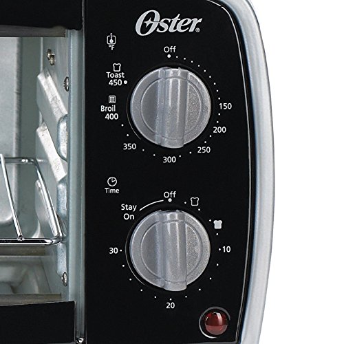 Oster Toaster Oven, 4 Slice, Black (TSSTTVVG01) - Image 5