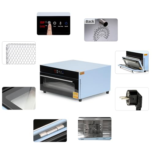 PYD Life DTF Oven Dryer A3 A4 3 Layers 1450 W 120 V Light Blue for DTF Heat Transfer Film Sheets,DTF Curing Oven 11.8" x 17.7" for Bulk DTF Films Dryer - Image 6