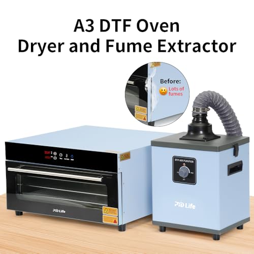 PYD Life DTF Oven Dryer A3 A4 3 Layers 1450 W 120 V Light Blue for DTF Heat Transfer Film Sheets,DTF Curing Oven 11.8" x 17.7" for Bulk DTF Films Dryer - Image 7