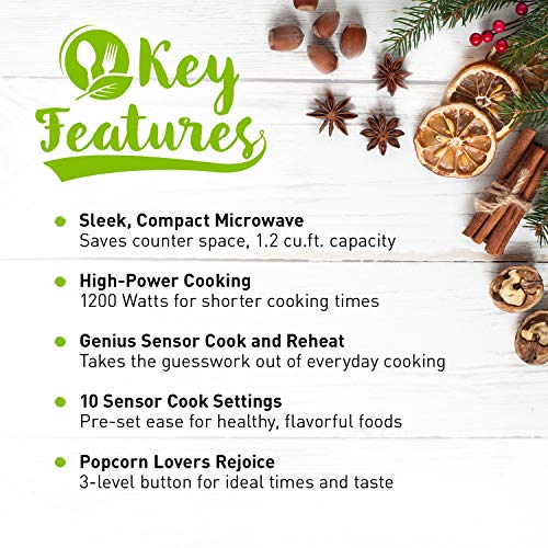 Panasonic NN-SN67K Microwave Oven, 1.2 cu.ft, Stainless Steel/Silver - Image 5