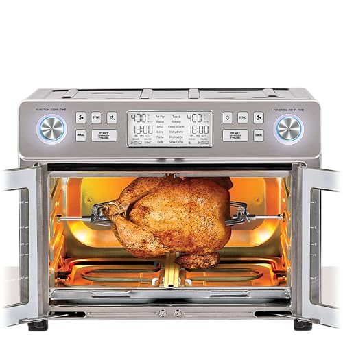 PowerXL Duplex SmartSynx Dual Zone 25-Quart Toaster Oven - Image 5