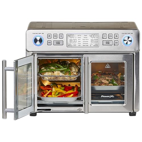 PowerXL Duplex SmartSynx Dual Zone 25-Quart Toaster Oven - Image 8