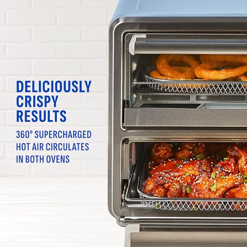 PowerXL SmartSynx Dual Door Oven, 8 Quick-Touch Cooking Presets including Air Fry, Toast, Bake, Broil, Reheat and More, Cook 2 Different Foods at the Same Time, Large Capacity & Adjustable Temperature - Image 6