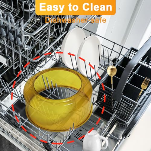 Replacement Power Dome for Nuwave Ovens Pro Plus and Elite, Advanced Amber thermoplastic, Heat and Impact Resistant, Easy to Clean Oven Dome Replacements - Image 3