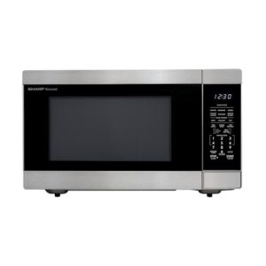 SHARP Countertop Microwave Oven with Removable 16.5″ Carousel Turntable, 1200 Watt, 2.2 Cubic Feet, Stainless Steel