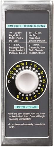 Sharp R-21LCFS Medium-Duty Commercial Microwave Oven with Dial Timer, Stainless Steel, 1000-Watts, 120-Volts - Image 6