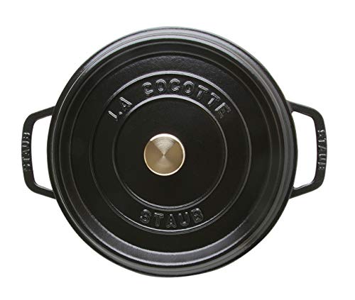 Staub Cast Iron Dutch Oven 5-qt Tall Cocotte, Made in France, Serves 5-6, Matte Black - Image 5