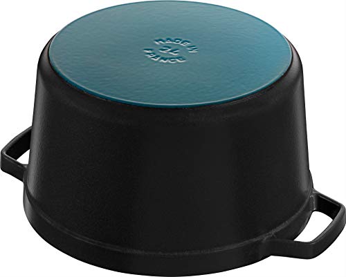 Staub Cast Iron Dutch Oven 5-qt Tall Cocotte, Made in France, Serves 5-6, Matte Black - Image 6