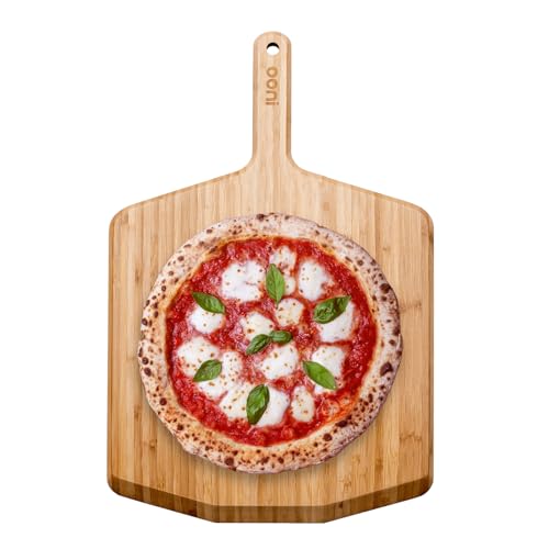 ooni 16” Bamboo Pizza Peel – Wooden Pizza Peel 16 Inch, Pizza Spatula Paddle, Pizza Cutting Board, Wood Pizza Turning Peel, Pizza Oven Accessories, Pizza Tools, Pizza Peel Wood, Pizza Board - Image 2